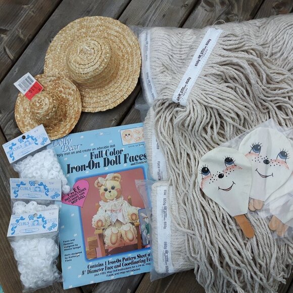 Vintage Crafts 80s Mop Doll Kit - Picture 3 of 3
